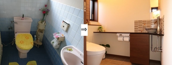 トイレのビフォー・アフター-min