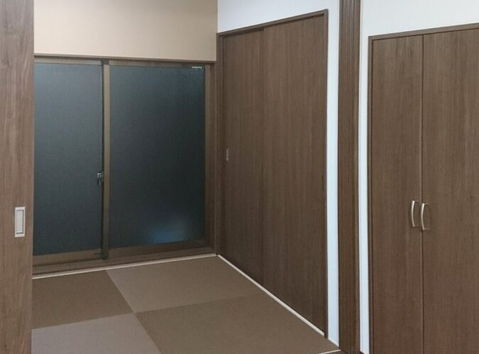 琉球畳を採用したリフォームで約3畳の和室がスッキリおしゃれに変身