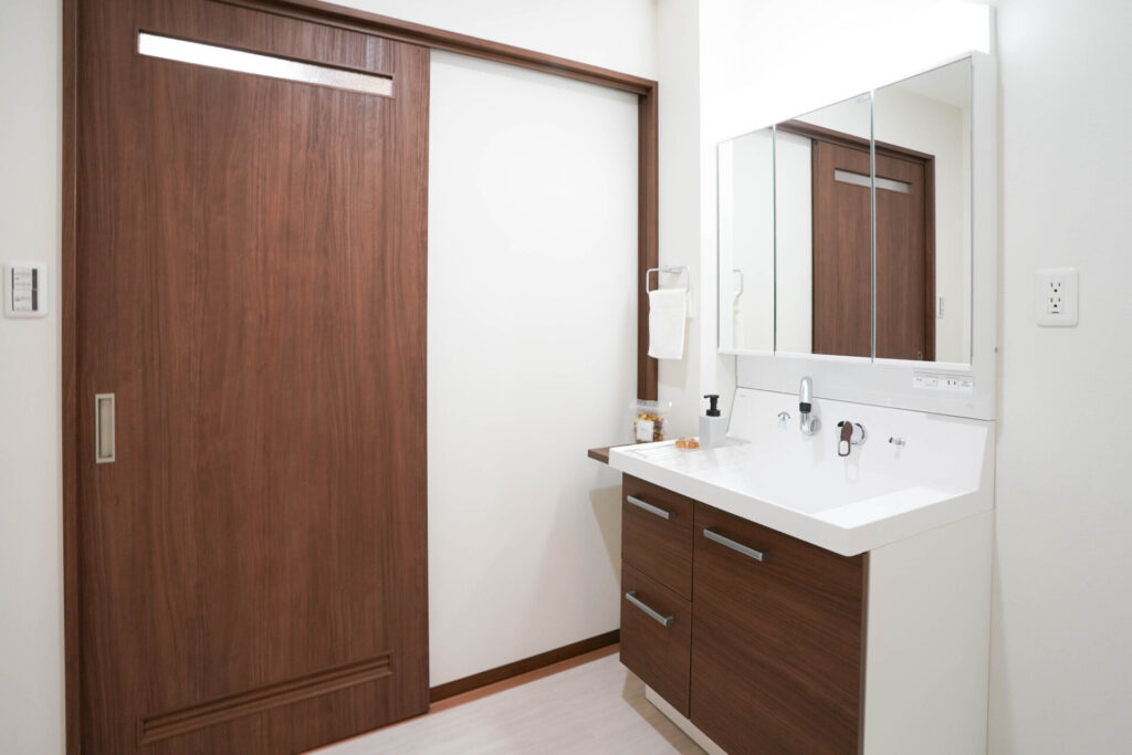 リフォーム後の洗面所2