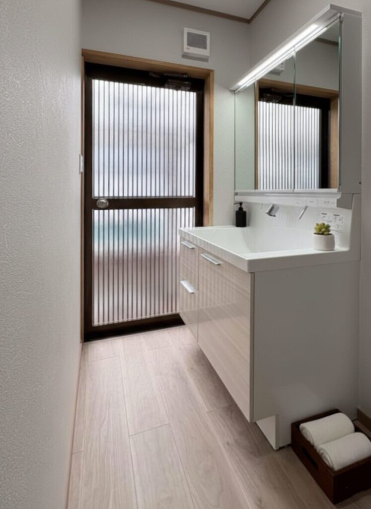 リフォーム後の洗面脱衣室２