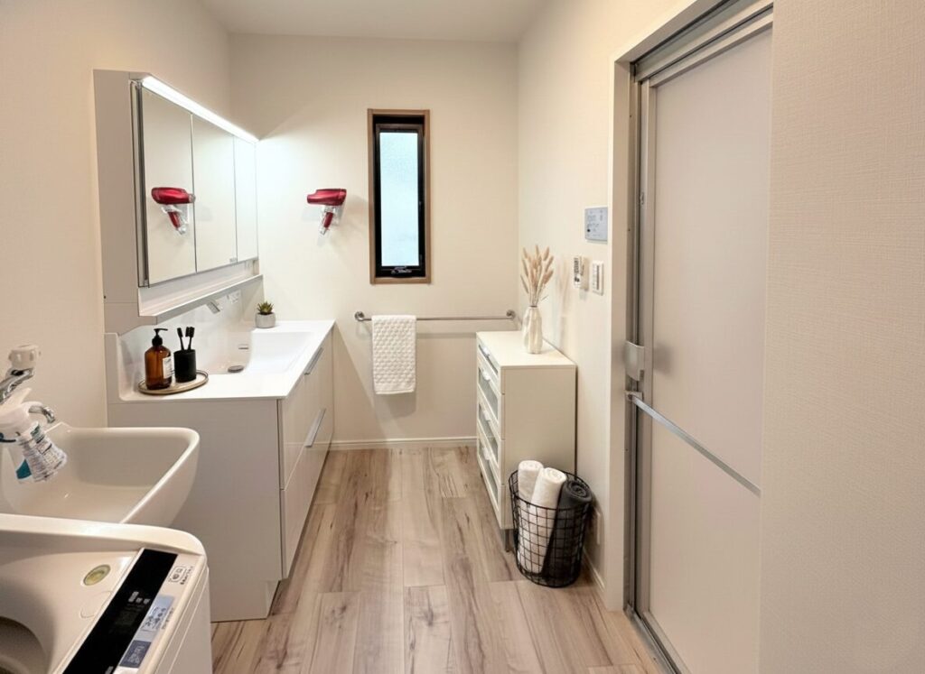 リフォーム後の洗面所２