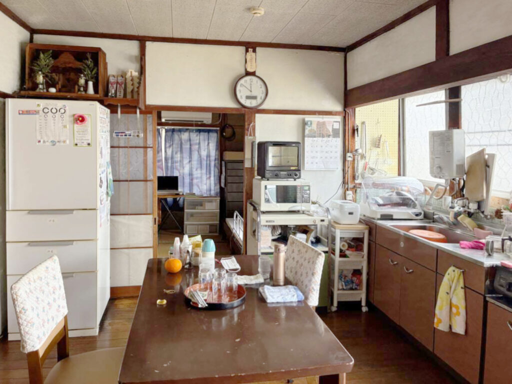 リフォーム前のダイニングキッチン1